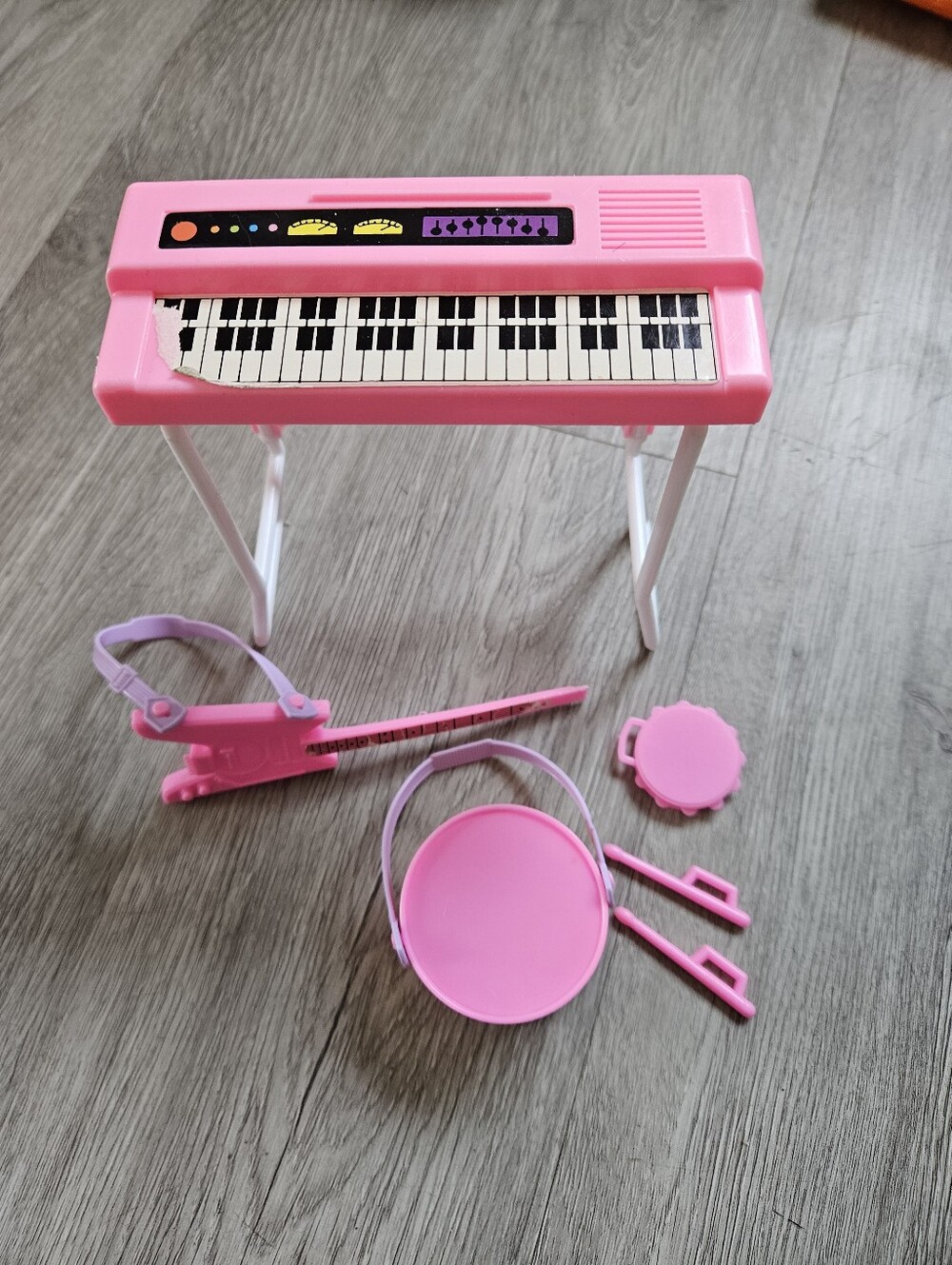 1992 Barbie Musical Instruments Playset